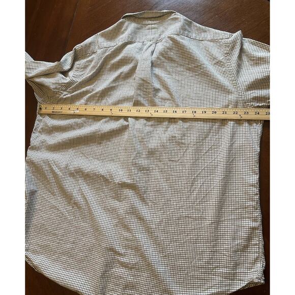 Ralph Lauren Shirt Men's Cream Beige Check Long Sleeve Button Down XL - Picture 6 of 7